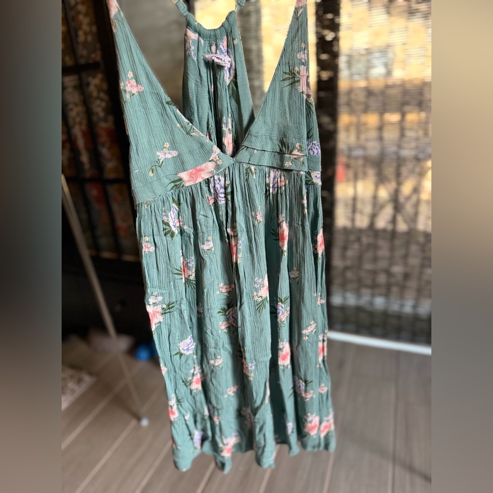 O’NEILL Ladies Felix Floral Tank Dress Size Large - Picture 2 of 6